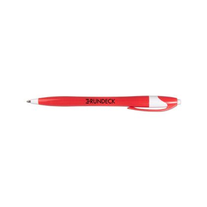 Custom Colored Honesty Pen with White Accents - Red/White