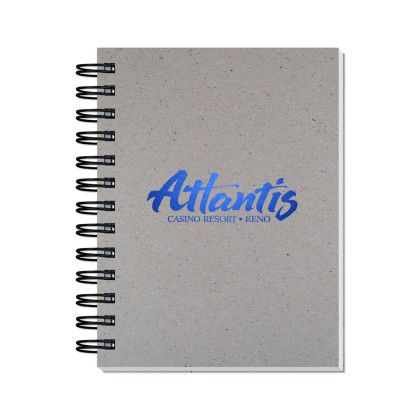 Custom 5" x 7" Recycled Journal - 100 pages - Gray Custom 5" x 7" Recycled Journal - 100 pages - Gray
