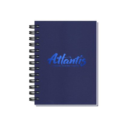 Custom 5" x 7" Recycled Journal - 100 pages - Blue Custom 5" x 7" Recycled Journal - 100 pages - Blue