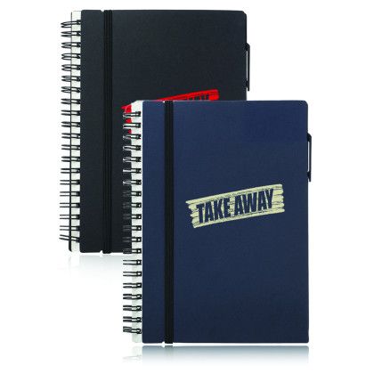 Custom Spiral Notebooks with Elastic Closure - All color Custom Spiral Notebooks with Elastic Closure - All color