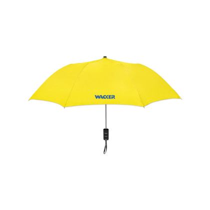 Custom Elite Compact Folding Umbrella- Solid Colors - Yellow