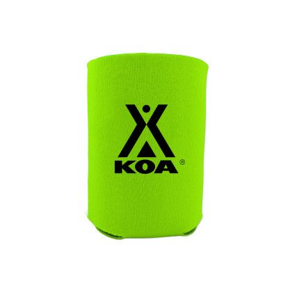 Custom USA Made Can Coolers - Neon green