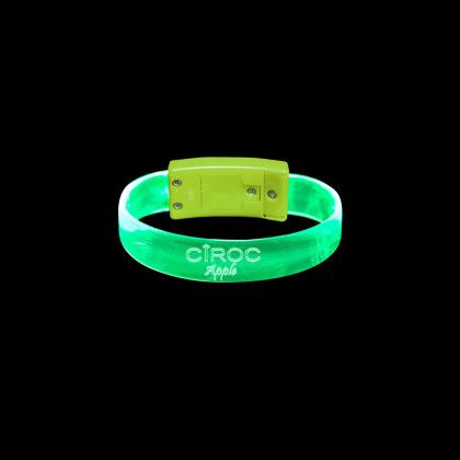 Custom BOLT-XL LED Wristband - Green