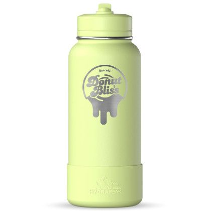 Custom 32 oz. Hydrapeak Insulated Water Bottle w/Straw Lid - Citrus Custom 32 oz. Hydrapeak Insulated Water Bottle w/Straw Lid - Citrus
