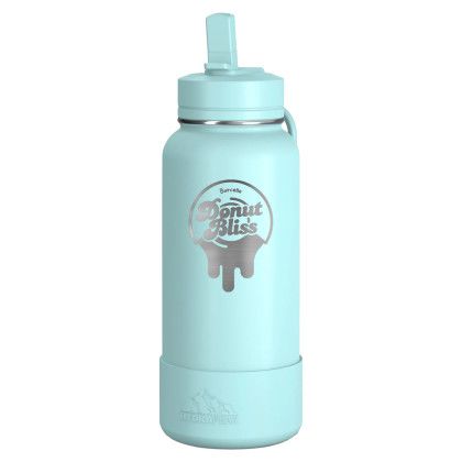 Custom 32 oz. Hydrapeak Insulated Water Bottle w/Straw Lid - Alpine Custom 32 oz. Hydrapeak Insulated Water Bottle w/Straw Lid - Alpine