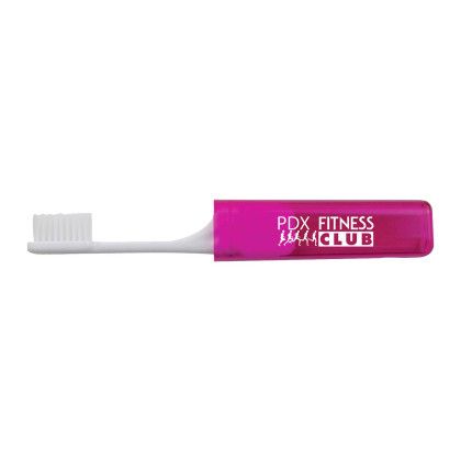 Custom Travel Toothbrush - Purple 