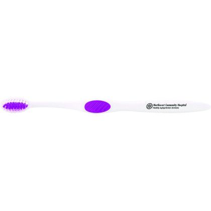 Custom Winter Accent Toothbrush - Purple 