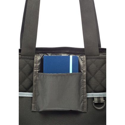 Custom Montecarlo Shoulder Bags with Front Pocket - Black - Insert