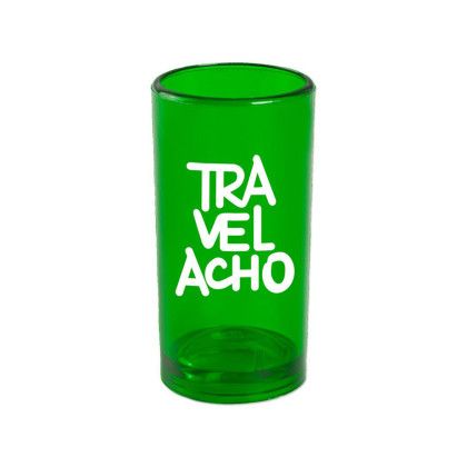 Custom 1.5 oz Plastic Standard Shooter Shot Glass - Green