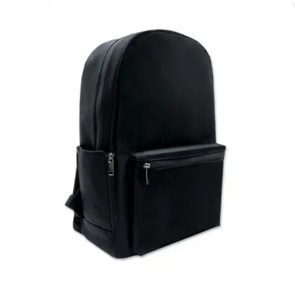 Custom Smell Proof Stash Backpack with Combination Lock - Black Side View 