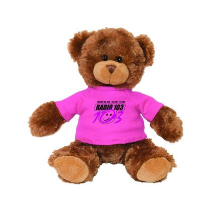 Custom 11" Roary Bear - Pink Custom 11" Roary Bear - Pink
