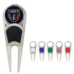 Custom Lite Touch Divot Tool With Clip - All color