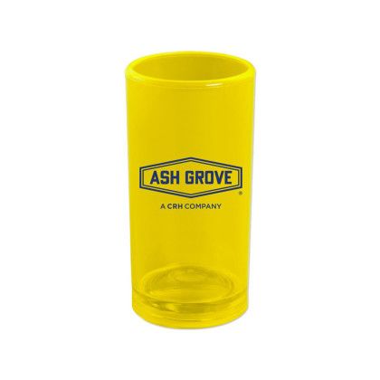 Custom 1.5 oz Plastic Standard Shooter Shot Glass - Yellow