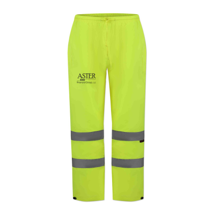 Custom ANSI/ISEA 107-2015 Class E Safety Rain Pants - Neon Green