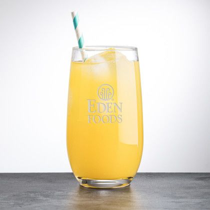 Custom Gibson Hiball Glass 12.5 oz - Deep Etch