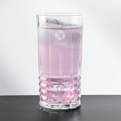 Custom Fortino Hiball Glass - 12.5 oz - Deep Etch Custom Fortino Hiball Glass - 12.5 oz - Deep Etch