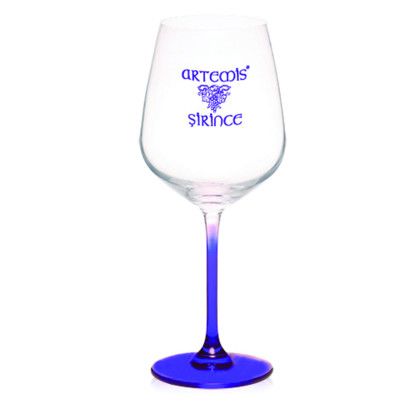 Custom 17.5 oz. Lead Free Wine Glasses - COLOR - Purple