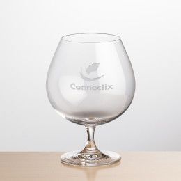 Custom Coleford Brandy Glass 23 oz - Deep Etch