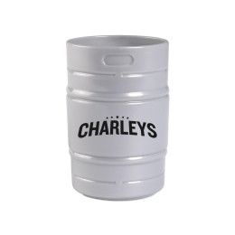 Custom 5 oz Plastic Metallic Silver Beer Keg Shaped Sampling Cup Custom 5 oz Plastic Metallic Silver Beer Keg Shaped Sampling Cup