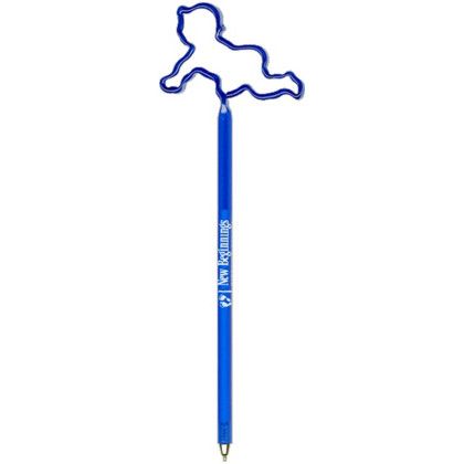 Custom Child Crawling InkBend Standards - Transparent Cobalt blue