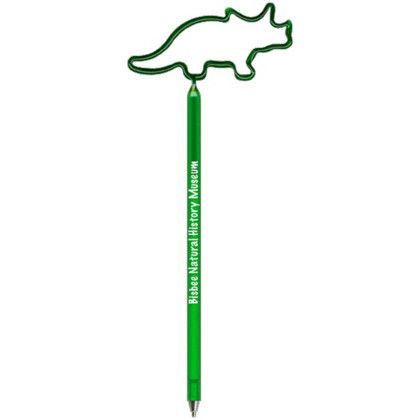 Custom Dinosaur 4 (Triceratops) InkBend Standards - Transparent medium green Custom Dinosaur 4 (Triceratops) InkBend Standards - Transparent medium green