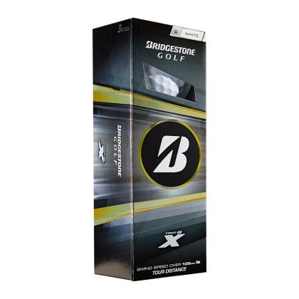 Custom Bridgestone Tour B X Golf Balls - 3 Pack - White Custom Bridgestone Tour B X Golf Balls - 3 Pack - White