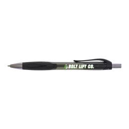 Custom Carlow Recycled Gel Pen - Black