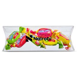 Custom 5" Pillow Box of Fruit Toffee Custom 5" Pillow Box of Fruit Toffee