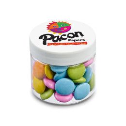 Custom 2 oz Jar of Chocolate Lentils Custom 2 oz Jar of Chocolate Lentils