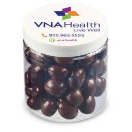 Custom 8 oz Jar of Chocolate Covered Pretzels