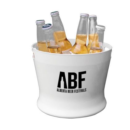 Custom 6 Quart Ice Bucket  - White