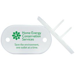 Custom Safety Caps Outlet Plug Cover - White