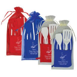 Custom Chef's Therma-Grip Striped Oven Mitt Silicone Spoon and Spatula Combo - All color Custom Chef's Therma-Grip Striped Oven Mitt Silicone Spoon and Spatula Combo - All color