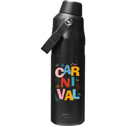 Custom Stanley IceFlow Bottle with Fast Flow Lid 24 oz - Black Custom Stanley IceFlow Bottle with Fast Flow Lid 24 oz - Black