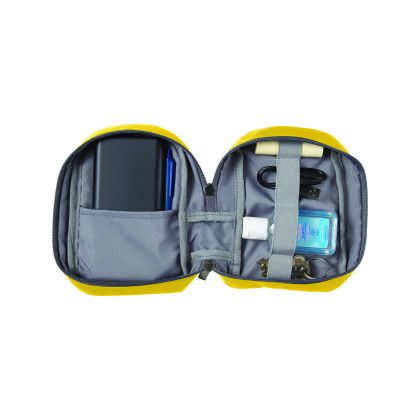 Custom Essex Organizer Pouch - Dandelion - Open view Custom Essex Organizer Pouch - Dandelion - Open view