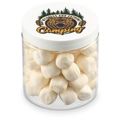 Custom 8 oz. Jar of After Dinner Mints - White