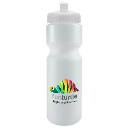 Custom Journey Bike Bottle - 28 oz. - Frost With White Lid 