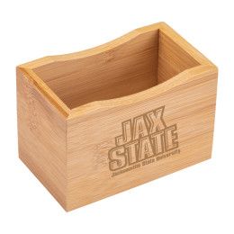 Custom Bamboo Desk Organizer Cup Tray