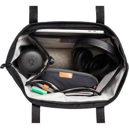 Custom Bellroy Tokyo 13" Computer Tote - Black Open View