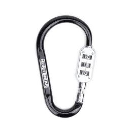 Custom SecureLink Large Carabiner Keychain - Black