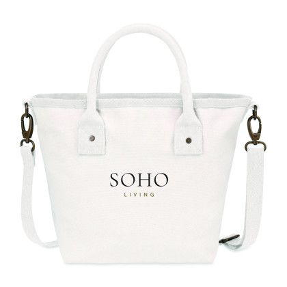 Custom Mini Market Street Crossbody Tote - Natural