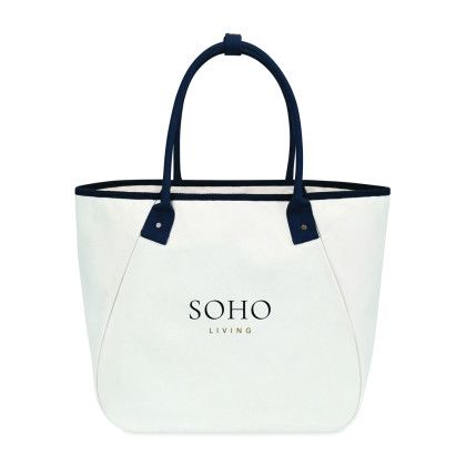 Custom Market Street Tapered Carryall Tote - Navy
