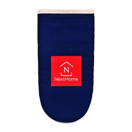 Custom La Cuisine Recycled Cotton Oven Mitt - AWARE - Navy