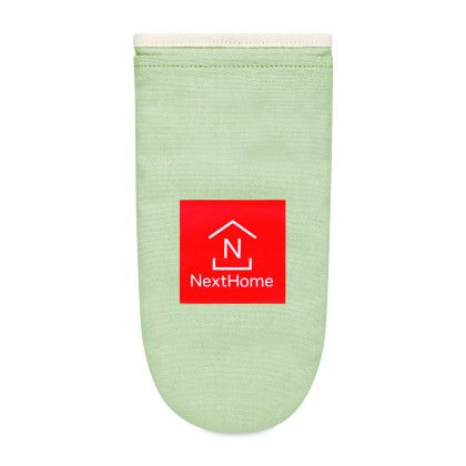 Custom La Cuisine Recycled Cotton Oven Mitt - AWARE - Light Grey