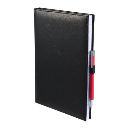 Custom Debossed 7 x 10 Morano Large Journal - Black side