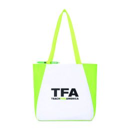 Custom Arlo Recycled rPET Tote - Lime Green