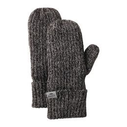 Custom Unisex WOODLAND Roots73 Knit Mitts - Dark Charcoal Mix Custom Unisex WOODLAND Roots73 Knit Mitts - Dark Charcoal Mix