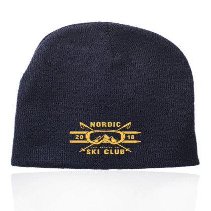 Custom Knit Beanie Hats - Navy blue Custom Knit Beanie Hats - Navy blue