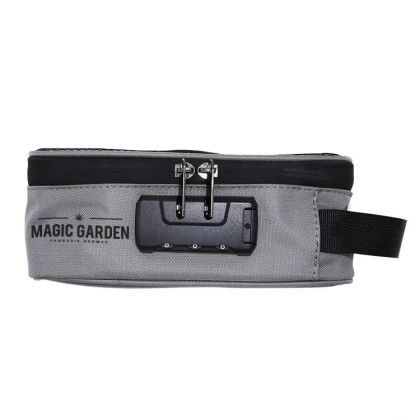 Custom Custom Smell Proof Stash Carrying Case with Combination Lock - Gray 