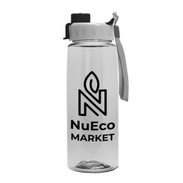 Custom 26 Oz. Transparent Flair Tritan ReNew Bottle With Quick Snap Lid - Clear